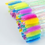 Crystal mascara brush for lashes & brows, different colors