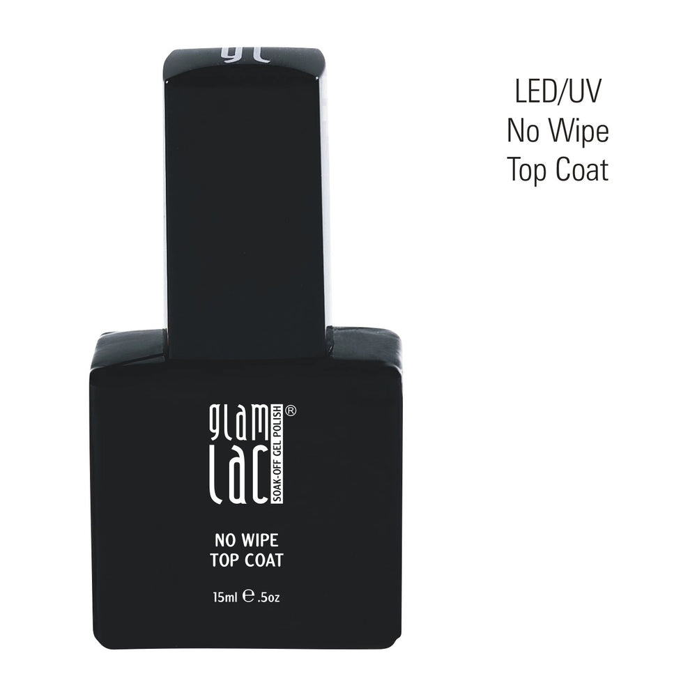 GlamLac UV/LED No Wipe TOP coat, 15ml