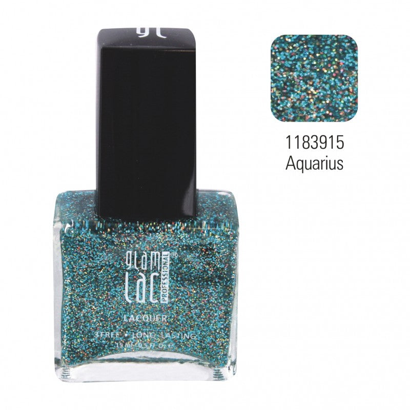 GlamLac gel effect nail lacquer polish 15 ml, 1183915 AQUARIUS