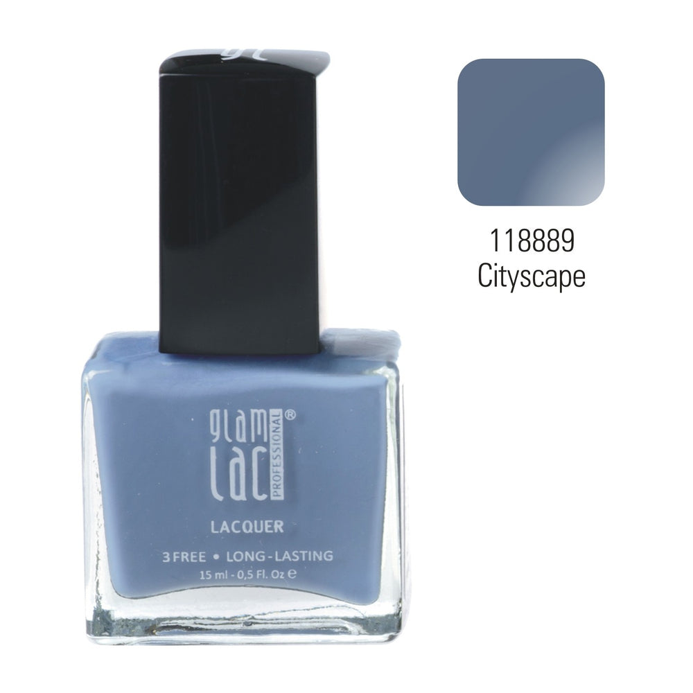 GlamLac gēla efekta nagu laka 15 ml, 118889 CITY SCAPE