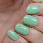 GlamLac gel effect nail lacquer polish 15 ml, 1183981 MYSTICAL PALE GREEN