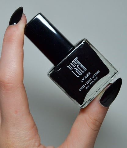 GlamLac gēla efekta nagu laka 15 ml, 118085 BLACK