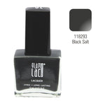 SALE! GlamLac gel effect nail lacquer polish 15 ml, 118293 BLACK SALT