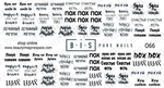 BIS Pure Nails slider nail design sticker decal EXPRESSIONS, O66