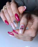 BIS Pure Nails nagu dizaina slaideri uzlīmes IZTEICIENI, 090
