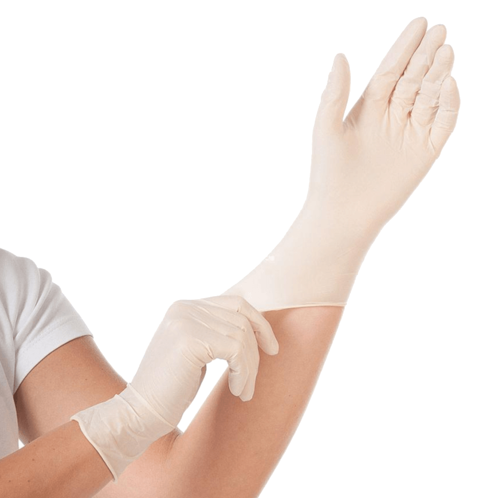 Unigloves latex gloves 2 pieces /1 pair, L size