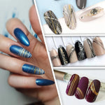 SPIDER Gel for nail design METALLIC BLUE, 5 ml