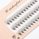 Mega VOLUME 10D cluster eyelashes premade fans, 8/10/12mm