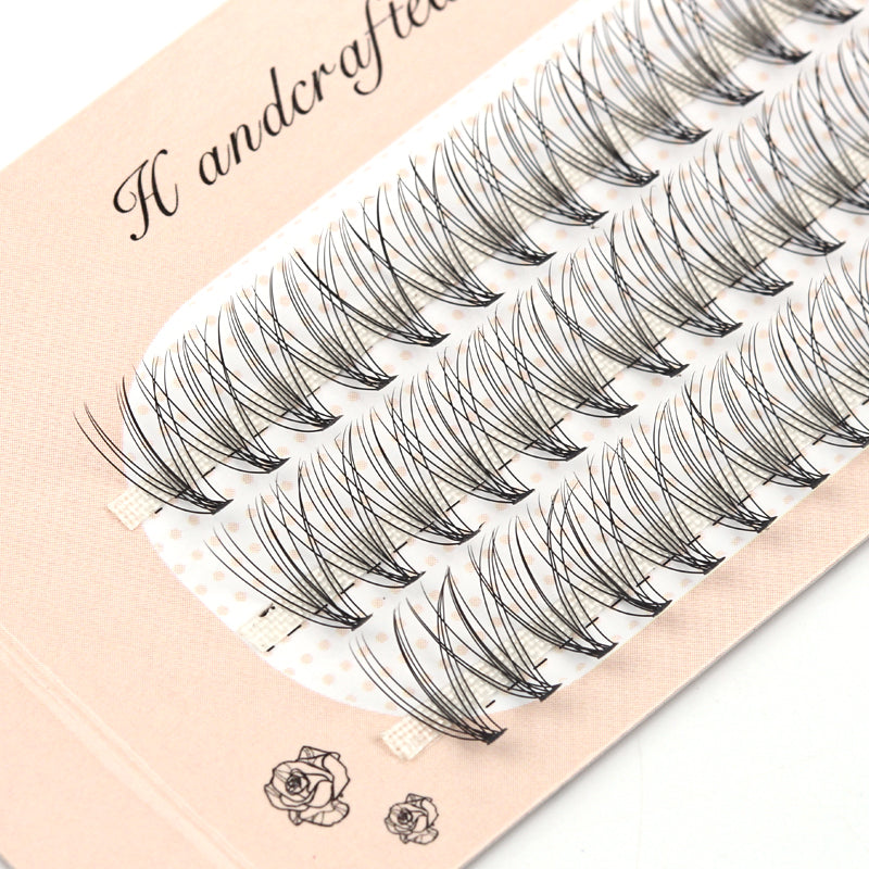 Mega VOLUME 10D cluster eyelashes premade fans, 8/10/12mm