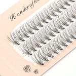 Mega VOLUME 10D cluster eyelashes premade fans, 8/10/12mm