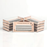 Mega VOLUME 10D cluster eyelashes premade fans, 8/10/12mm