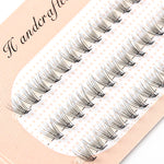 Mega VOLUME 10D cluster eyelashes premade fans, 8/10/12mm