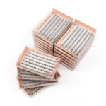 Mega VOLUME 10D cluster eyelashes premade fans, MIX 8-12 mm