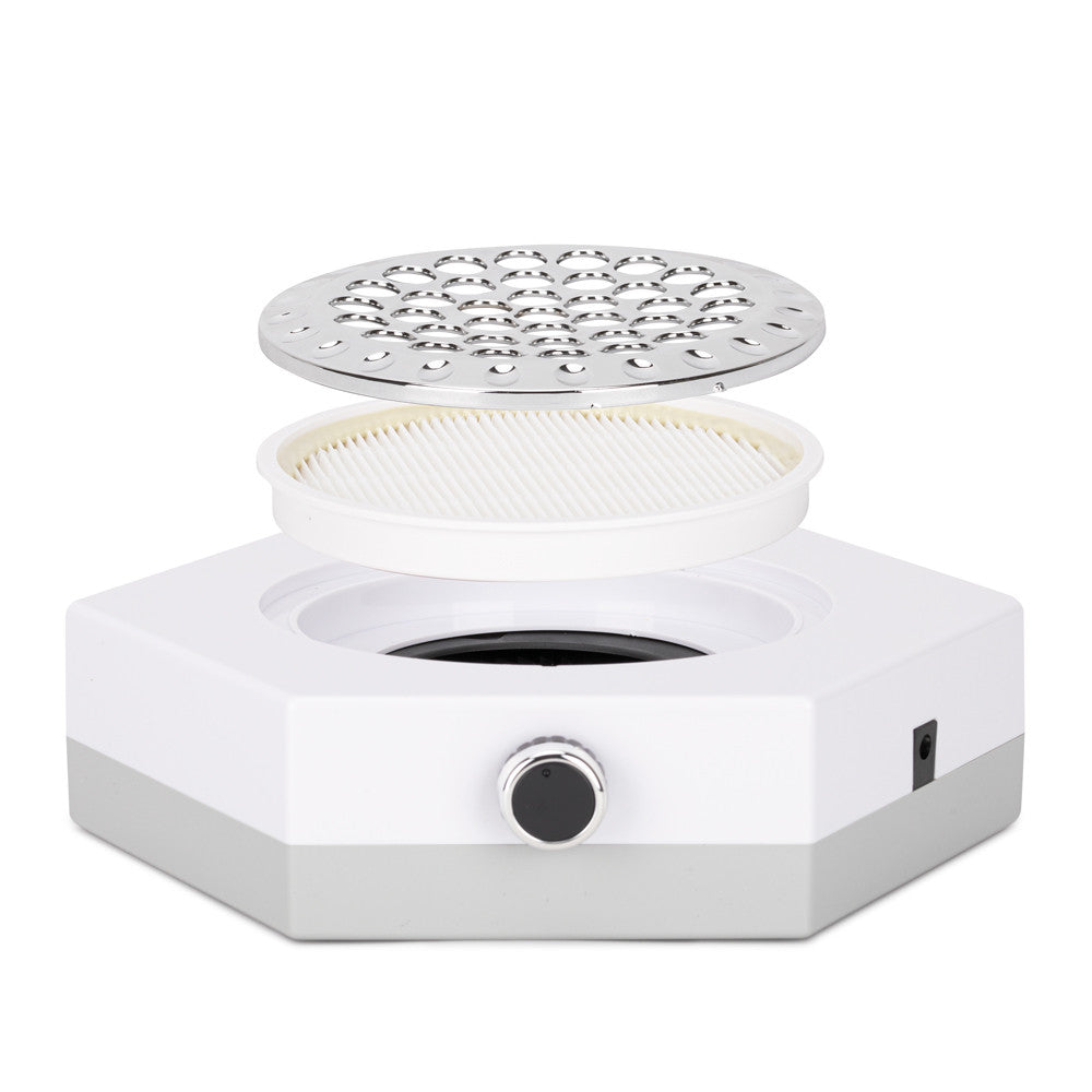 80W Cassette Dust Collector rectangle 858-6, WHITE