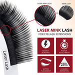 BL Lashes Laser Mink eyelash extensions C-0.07-MIX TRAY