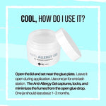 Lash adhesive glue Gel ANTI ALERGY gel, 80 grams