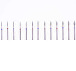 DIAMOND bit for manicure and pedicure FLAME (blue) 243