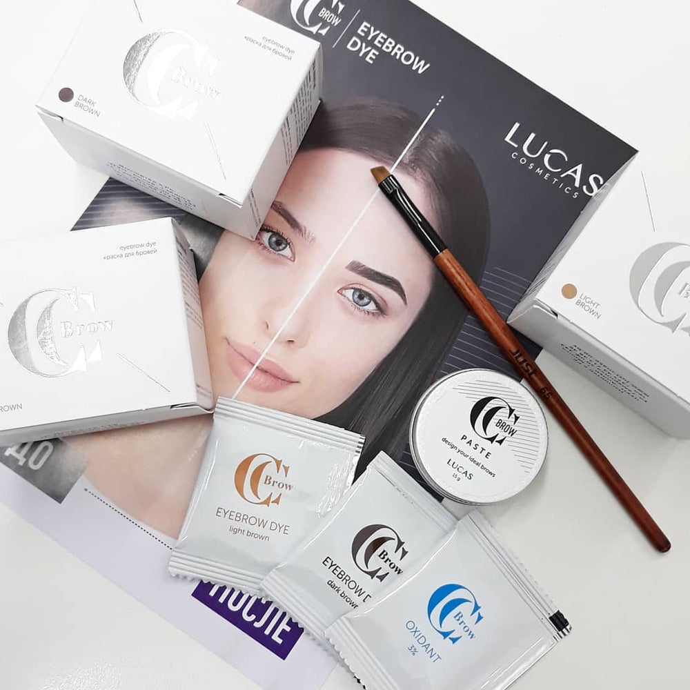 CC Brow eyebrow dye tint gel type, BROWN