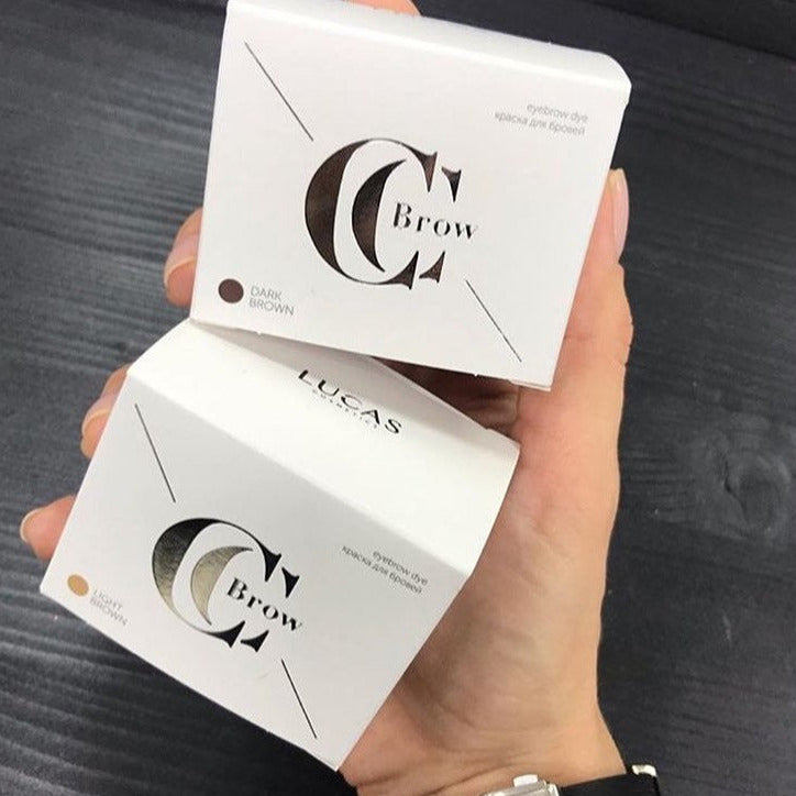 CC Brow eyebrow dye tint gel type, BROWN
