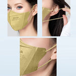 FACE ergonomically fitting mask respirator KN95, SKIN TONE x 10 pieces