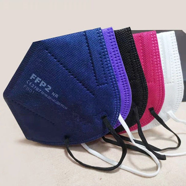 Medicine face mask KN95 respirator FFP2, NAVY BLUE