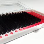 Final sale! Glam Lashes eyelash extensions FLAT ELLIPSE, 9-0.15-C