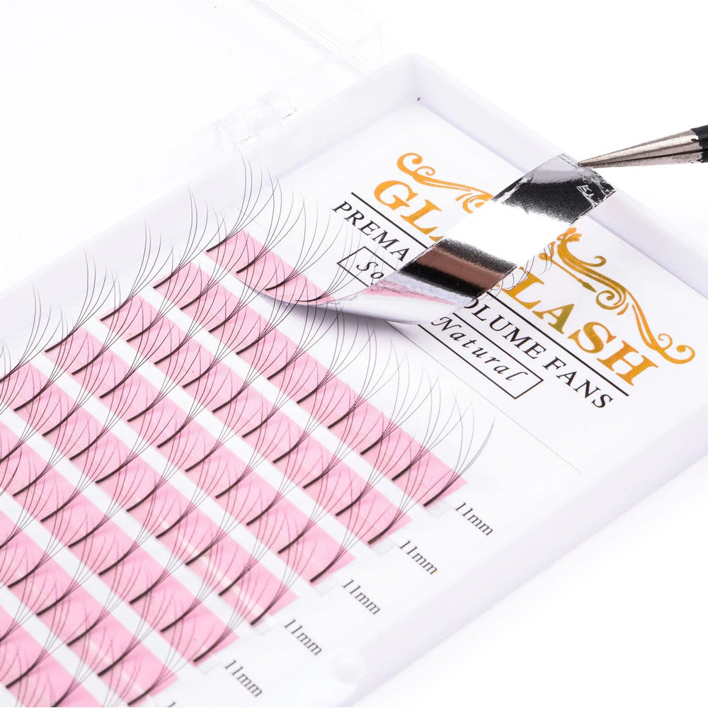 GlamLash 3D premade VOLUME fans, one size/0.10/C