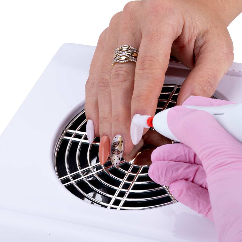 Nail Dust Collector 858-2A metal 40W + 1 dust bag
