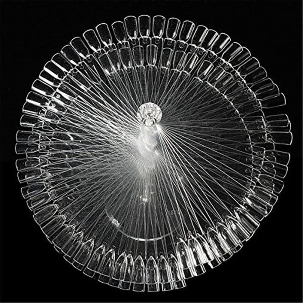 Nail Art Display stand with 120pcs nail tip sticks, CLEAR
