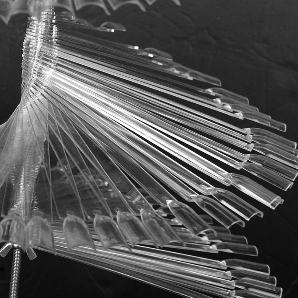 Nail Art Display stand with 120pcs nail tip sticks, CLEAR