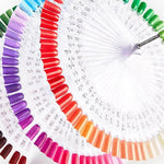 Nail Art Display stand with 120pcs nail tip sticks, CLEAR
