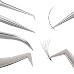 Genuine VETUS 5B-SA tweezers for eyelash extensions, SILVER