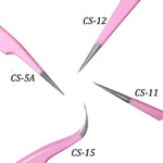 Genuine VETUS CS-11 tweezers for eyelash extensions, PINK