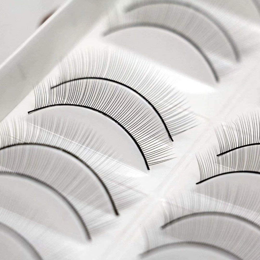 Lashes for eyelash extension practice, 10 pairs/20 piece