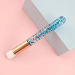 BIS Pure Lash cleansing brush for lashes & brows, with glitter handle
