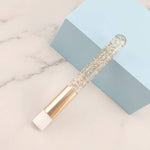 BIS Pure Lash cleansing brush for lashes & brows, with glitter handle