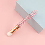 BIS Pure Lash cleansing brush for lashes & brows, with glitter handle
