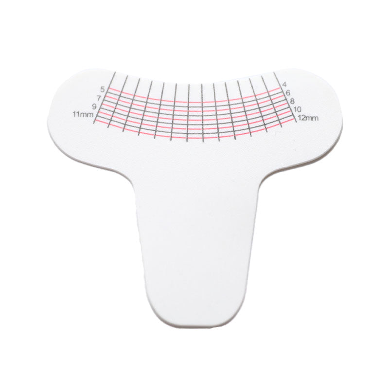 Eyelash measuring & mapping ruler, 1pc