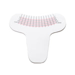 Eyelash measuring & mapping ruler, 1pc