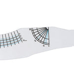 Eyelash measuring & mapping ruler with handle, 1pc