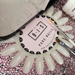 BIS Pure Nails nail display 20 tips, IVORY