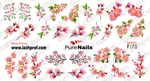 BIS Pure Nails water slider nail design sticker decal SAKURA, F170