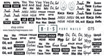 BIS Pure Nails slider nail design sticker decal EXPRESSIONS, O75