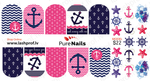 BIS Pure Nails  slider nail design sticker decal SUMMER JURMALA, S01