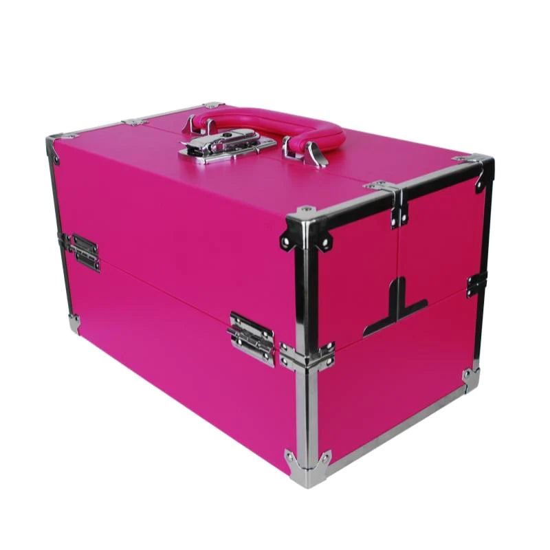 Blink Lash leather Beauty case, HOT PINK