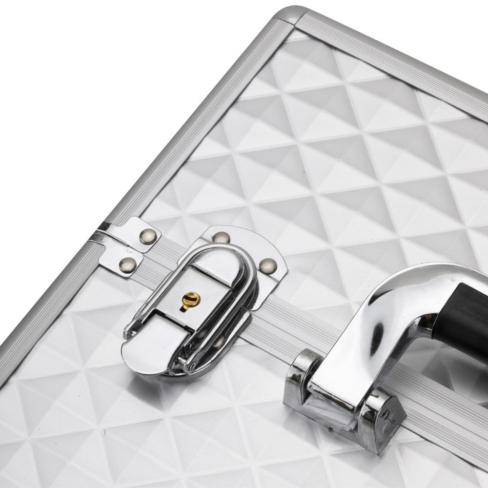 Beauty suitcase 3D design XL, SILVER