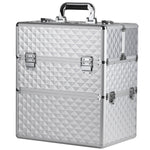 Beauty suitcase 3D design XL, SILVER