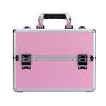 Beauty suitcase M1 size, SPARKLY PINK