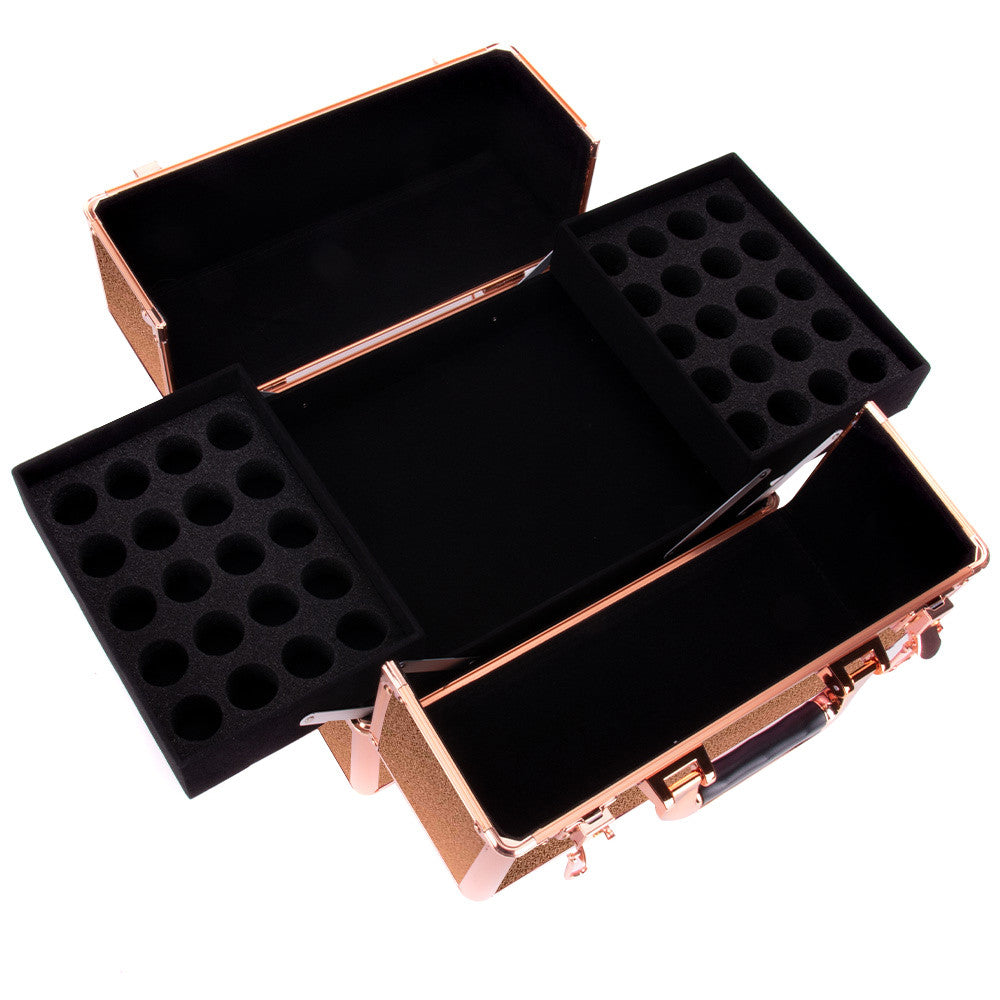 Beauty suitcase M1 size, GOLD MATT
