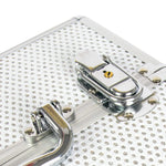 Beauty suitcase S size, SILVER SPARKLY